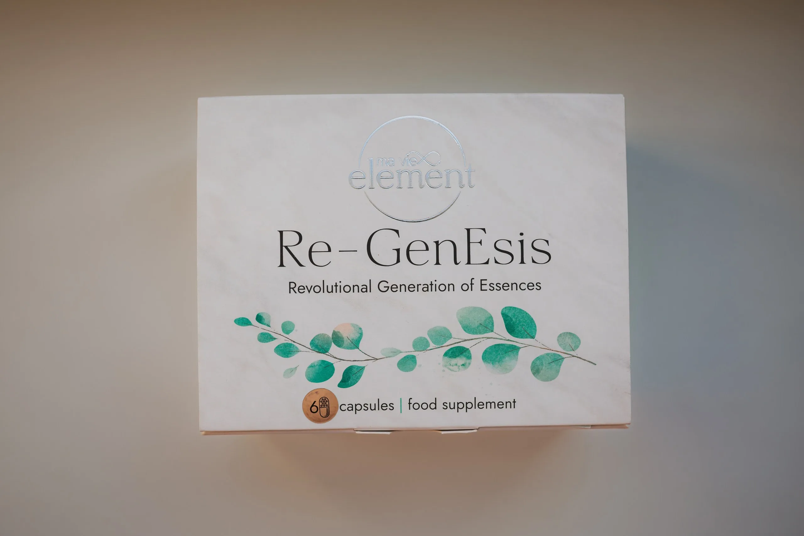 ma vie element Re-GenEsis — Omega 3 z mořských řas, vitamíny D3 a K2, biotin, 60 kapslí